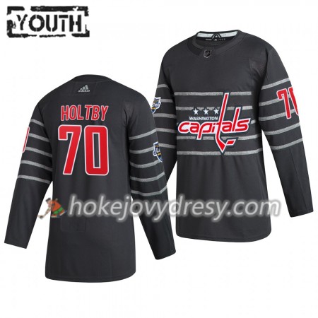 Dětské Hokejový Dres Washington Capitals Braden Holtby 70  Šedá Adidas 2020 NHL All-Star Authentic